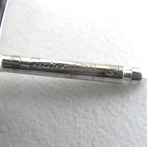 CARTIER Diamond Mon Amour Dangle Heart Earrings 18K White Gold