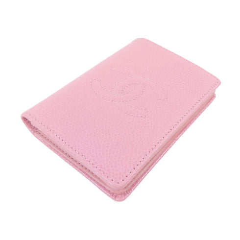 CHANEL CC Card Case Caviar Leather Pink