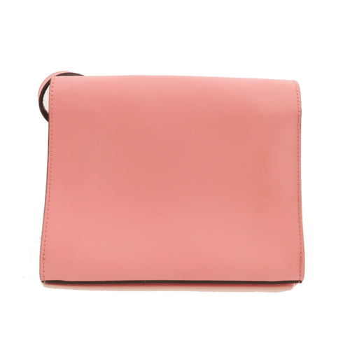 Furla GHW Shoulder Bag Crossbody Leather Pink