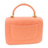 CHANEL CC吧GHW Handbag Chain Shoulder Bag Calfskin Leather Salmon Pink