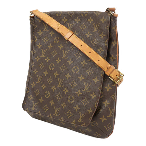 LOUIS VUITTON LV GHW Musette Shoulder Bag M51256 Monogram Brown v5