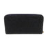 CHANEL CC SHW Zip Long Wallet Coated Canvas Navy