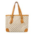 LOUIS VUITTON LV GHW Hampstead MM Shoulder Tote Bag N51206 Damier Azur White
