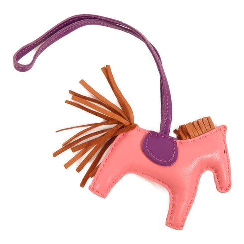 HERMES Rodeo PM Swift Leather Pink/Purple/Brown