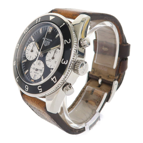 TAG HEUER Autavia Automatic Watch CBE2110 Stainless Steel Black