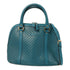 GUCCI GG GHW Micro Guccissima 2 Way Bag Handbag 449663 Calfskin Leather Blue