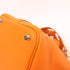 HERMES PHW Picotin PM Hand Bag/Bucket Tote Bag Clemence Leather Orange