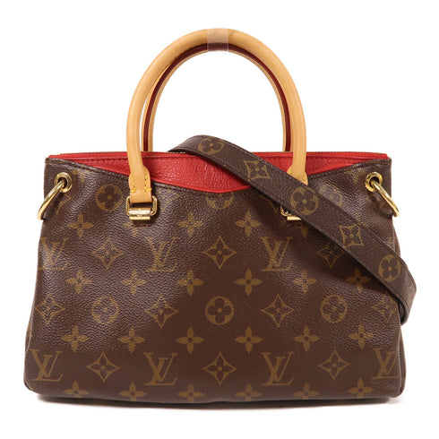 LOUIS VUITTON LV GHW Pallas BB 2 Way Shoulder Bag M43476 Monogram