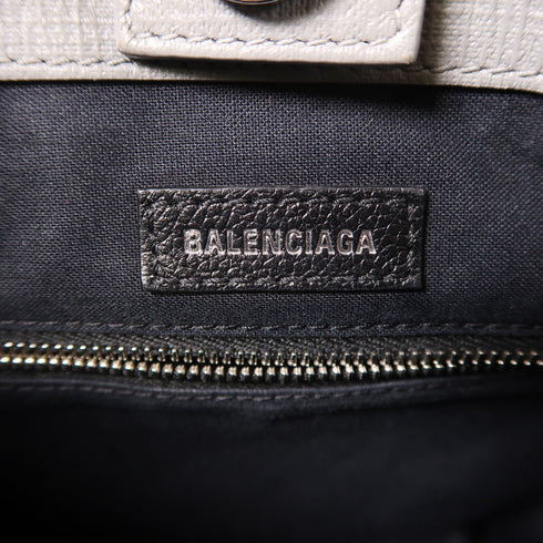 BALENCIAGA SHW 2 Way Bag 597858.1160 Calfskin Leather Grey