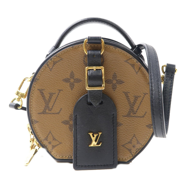 LOUIS VUITTON LV GHW Mini Boite Chapeau Shoulder Bag M68276 Monogram Reverse