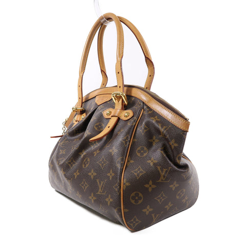 LOUIS VUITTON LV GHW Tivoli GM Shoulder Bag M40144 Monogram Brown v5