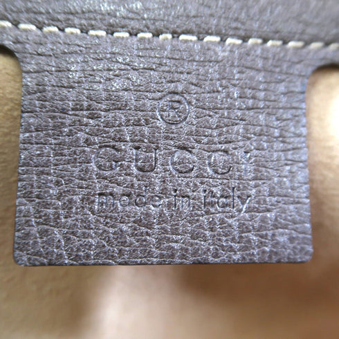 GUCCI GG GHW Shoulder Bag 517080 Coated Canvas Brown