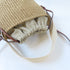 Chloe GHW Woody Basket 2 Way Bag CHC 22SS381G55101 Calfskin Raffia Canvas Beige