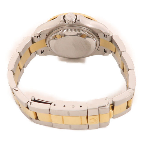 ROLEX Yacht Master Automatic Watch 169623 18K Yellow Gold/Stainless Steel Blue