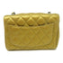 CHANEL Quilted CC SHW Chain Shoulder Bag Cossbody Lambskin Leather Gold Color