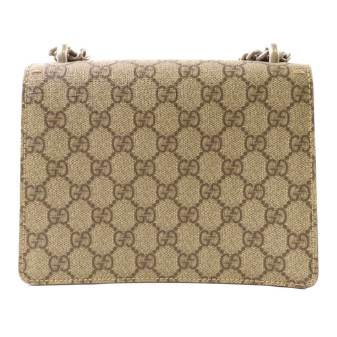 GUCCI GG SHW Dionysus Chain Shoulder Bag 421970 Coated Canvas Brown