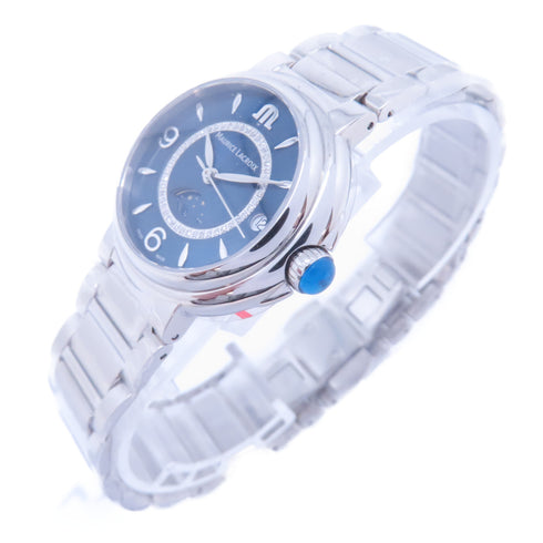 Maurice Lacroix Fiaba Quartz Watch FA1084-SS002-420-1 Stainless Steel Blue