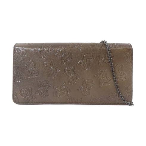 BOTTEGA VENETA BV Chain Shoulder Bag Calfskin Leather Brown