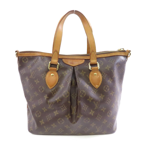 LOUIS VUITTON LV GHW Palermo PM 2way Shoulder Bag M40145 Monogram Brown