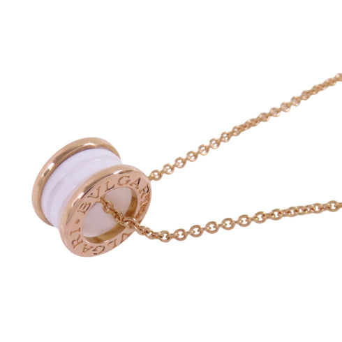BVLGARI B-zero1 Necklace 18K Rose Gold Ceramic