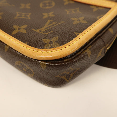 LOUIS VUITTON LV GHW Bosphere Waist Bum Bag M40108 Monogram Brown