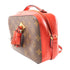 LOUIS VUITTON LV GHW Saintonge 2 Way Shoulder Handbag M43556 Monogram Brown/Red