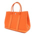 HERMES PHW Garden Party TPM Handbag/Tote Bag Canvas Orange