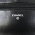 CHANEL Quilted CC SHW 2.55 WOC Wallet On Chain Shoulder Bag Canvas Black