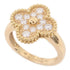 Van Cleef & Arpels Vintage Alhambra Ring US#6.75 18K Yellow Gold