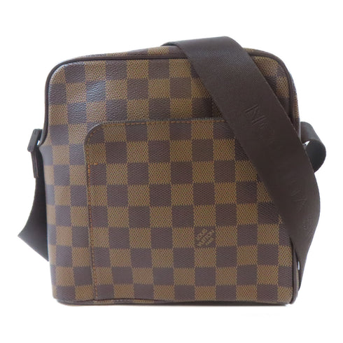 LOUIS VUITTON LV GHW Olav Shoulder Messenger Crossbody Bag N41442 Damier Brown