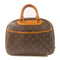 LOUIS VUITTON LV GHW Trouville Hand Bag M42228 Monogram Brown v3