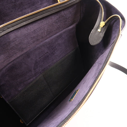 CELINE GHW Micro Belt Handbag 189153ZVA.10DC Calfskin Leather Black