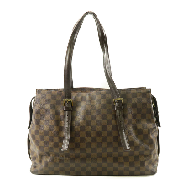 LOUIS VUITTON LV GHW Chelsea Shoulder Handbag N51119 Damier Brown v1