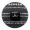 CHANEL CC Brooch PVC Black/White