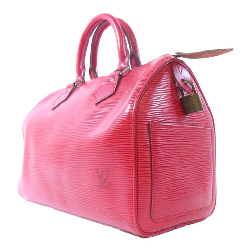 LOUIS VUITTON LV GHW Speedy 25 Handbag M43017 EPI Red