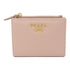 PRADA GHW Wallet Saffiano Leather Beige