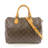 LOUIS VUITTON LV GHW Speedy 30 Bandouliere Handbag Boston M40391 Monogram Brown