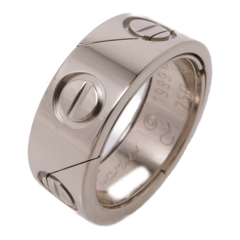 CARTIER Astro Love Ring 18K White Gold Cartier#50 US#5.25