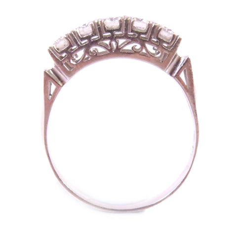 Jewelry Diamond Ring US#8.75 Platinum