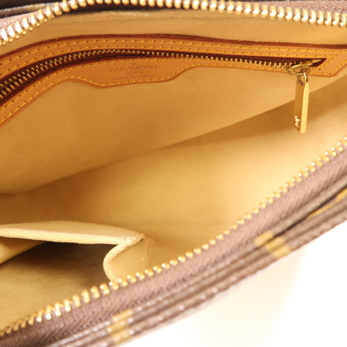 LOUIS VUITTON LV GHW Looping MM Shoulder Bag M51146 Monogram Brown