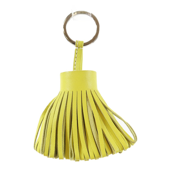 HERMES PHW Carmen Charm Swift Leather Yellow