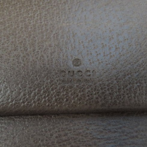 GUCCI GG GHW Shoulder Bag PVC Coated Canvas 645082 Brown