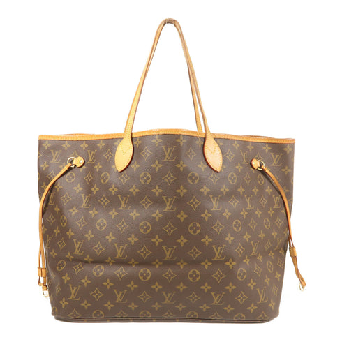 LOUIS VUITTON LV GHW Neverfull GM Tote Bag Shoulder Bag M40157 Monogram Brown v2