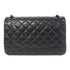 CHANEL Quilted CC Large Classic Chain Shoulder Bag A58600 Lambskin Leather Black