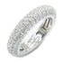 BVLGARI Full Eternity Pave Diamond Ring 18K White Gold US#5