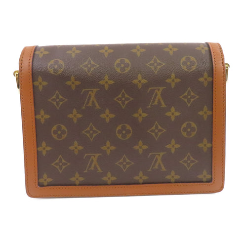 LOUIS VUITTON LV GHW Dauphine MM 2 Way Shoulder Bag M44391 Monogram Reverse v5