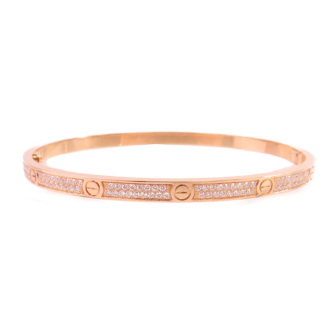 CARTIER Diamond Love Bracelet #18 N6710717 18K Rose Gold