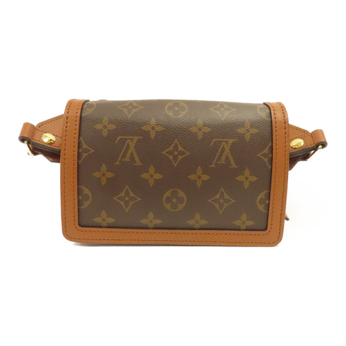 LOUIS VUITTON LV GHW Dauphine Shoulder Bag M44586 Monogram Brown
