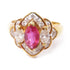 FINE JEWELRY Ruby Ring US#5 18K Yellow Gold