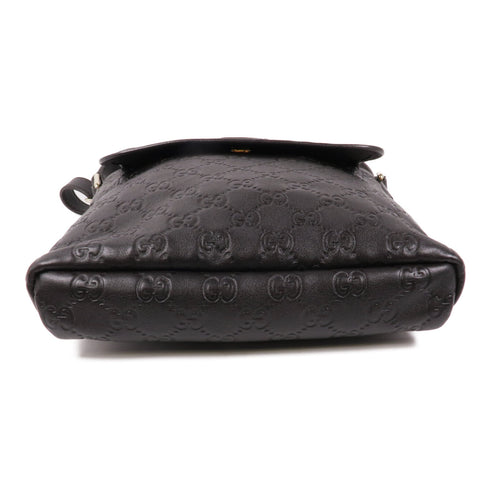 GUCCI GG SHW Shoulder Bag 223666 Calfskin Leather Brwon